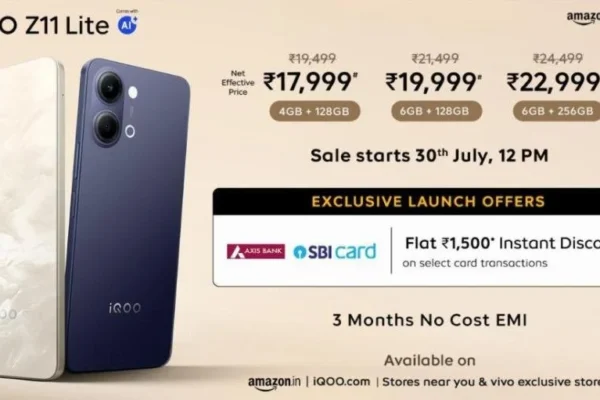 IQOO Unleashes the Z11 Lite 5G: A Productivity Powerhouse for India’s Youth Amidst Market Headwinds