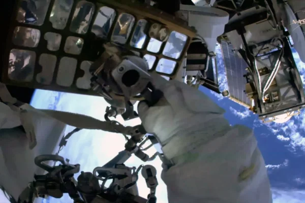 Space Station Maintenance: Astronauts Complete Vital Upgrades During Challenging Spacewalk