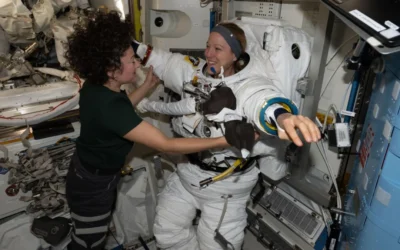 Women at the Frontier: NASA and ESA Astronauts Embark on Historic All-Female Spacewalk