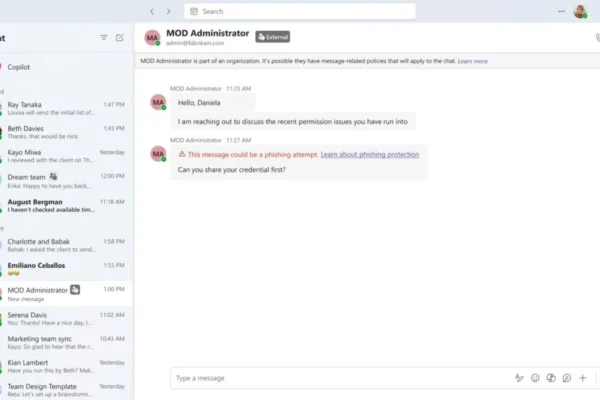 Microsoft Teams Bolsters Enterprise Security with AI-Driven Phishing Detection